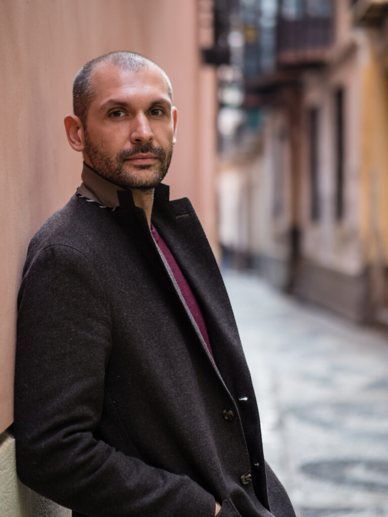 Portrait of Vasil Hajigrudev, artist, musician and composer